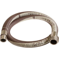 Novaflex - Chemical & Petroleum Hose; Inside Diameter (Inch): 2 ; Outside Diameter (Decimal Inch): 2.5000 ; Overall Length: 15 (Feet); Type: Chemical Handling Hose ; Connection Type: Cam and Groove ; Minimum Temperature (F): -40.000 - Exact Industrial Supply