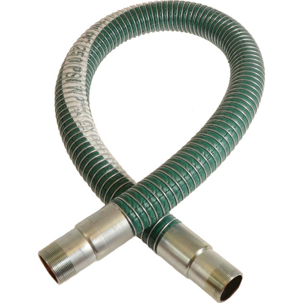 Novaflex - Chemical & Petroleum Hose; Inside Diameter (Inch): 3 ; Outside Diameter (Decimal Inch): 3.4000 ; Overall Length: 10 (Feet); Type: Chemical Handling Hose ; Connection Type: MNPT ; Minimum Temperature (F): -40.000 - Exact Industrial Supply