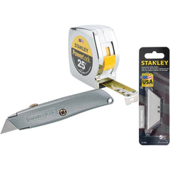 Stanley - Utility Knives, Snap Blades & Box Cutters Type: Retractable Utility Knife Blade Type: Retractable - Eagle Tool & Supply