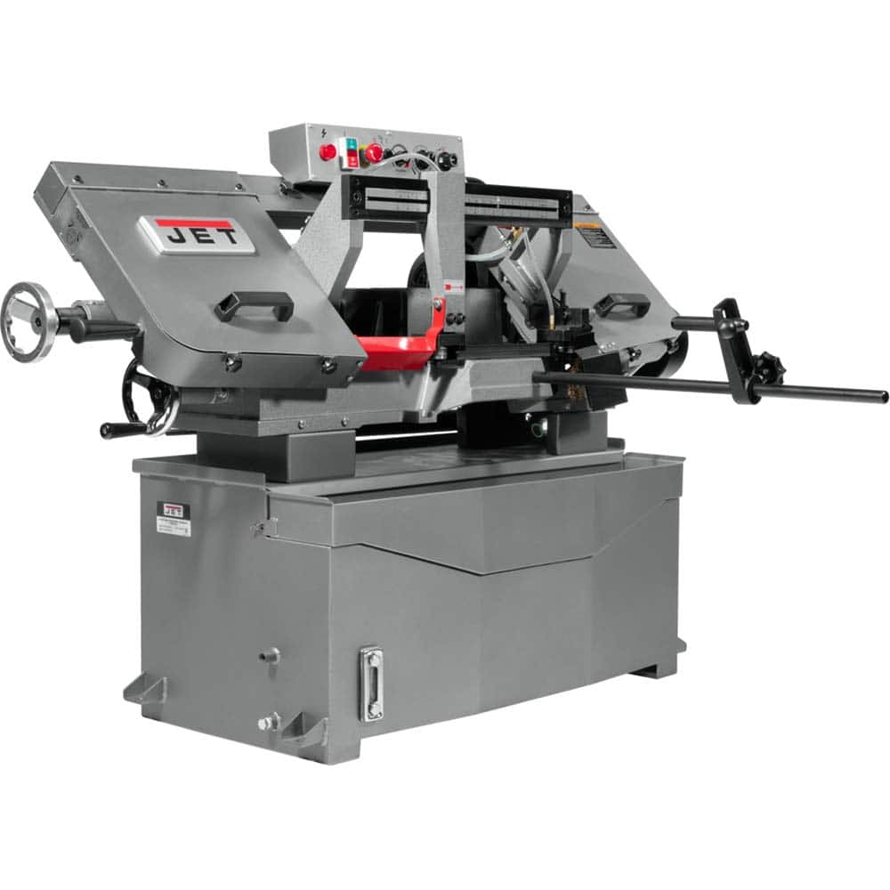 Jet - 9 x 16" Rectangular Capacity Manual EVS Drive Horizontal Bandsaw - Exact Industrial Supply