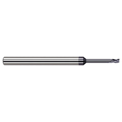 Harvey Tool - 3/8", 0.57" LOC, 3/8" Shank Diam, 6" OAL, 3 Flute Solid Carbide Square End Mill - Exact Industrial Supply