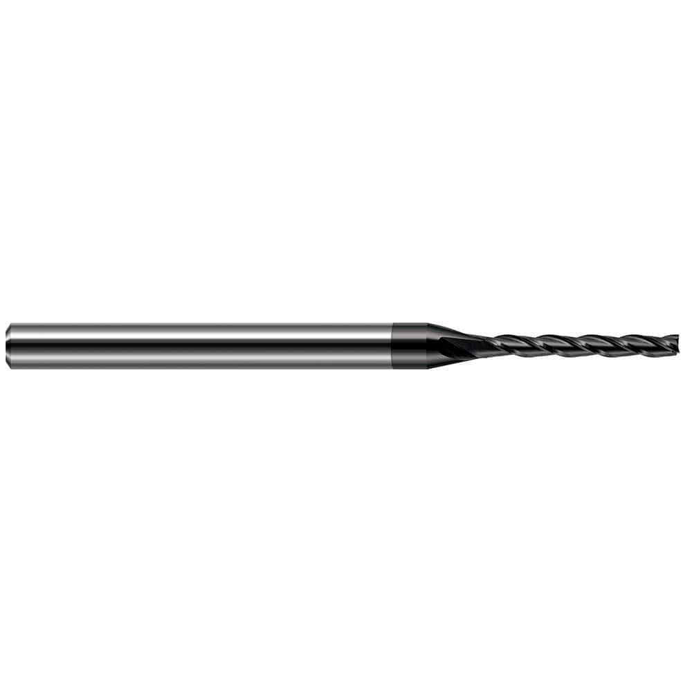 Harvey Tool - 0.06", 1/2" LOC, 1/8" Shank Diam, 2-1/2" OAL, 3 Flute Solid Carbide Square End Mill - Exact Industrial Supply