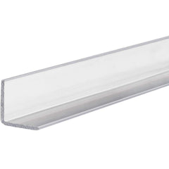 USA Sealing - Plastic Angles; Material: Polycarbonate ; Leg Length (Inch): 1 ; Leg Height (Inch): 1.00 ; Thickness (Inch): 0.0500 ; Length (Feet): 3.000 ; Type: 90 Degree Polycarbonate Angle - Exact Industrial Supply