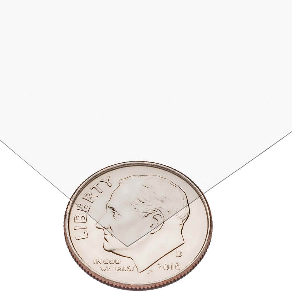 USA Sealing - Plastic Film; Material: Polyester ; Thickness (Decimal Inch): 0.0040 ; Width (Inch): 36.0000 ; Width (Feet): 3.00 ; Length (Feet): 5.000 - Exact Industrial Supply