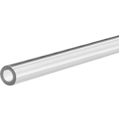 USA Sealing - Plastic Tubes; Material: PTEG ; Inside Diameter (Inch): 5/8 ; Maximum Length (Inch): 36 ; Wall Thickness (Inch): 1/8 ; Color: Clear ; Shape: Round - Exact Industrial Supply