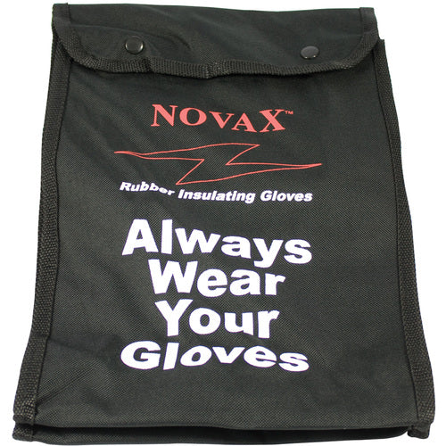 ‎148-2136 Electrical Glove Bags - Novax - Nylon Bag for 11 In. Electrical Rated Glove - Black - Exact Industrial Supply