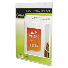 NuDell - Display & Organizer Accessories Type: Sign Holder For Use With: Signs - Eagle Tool & Supply