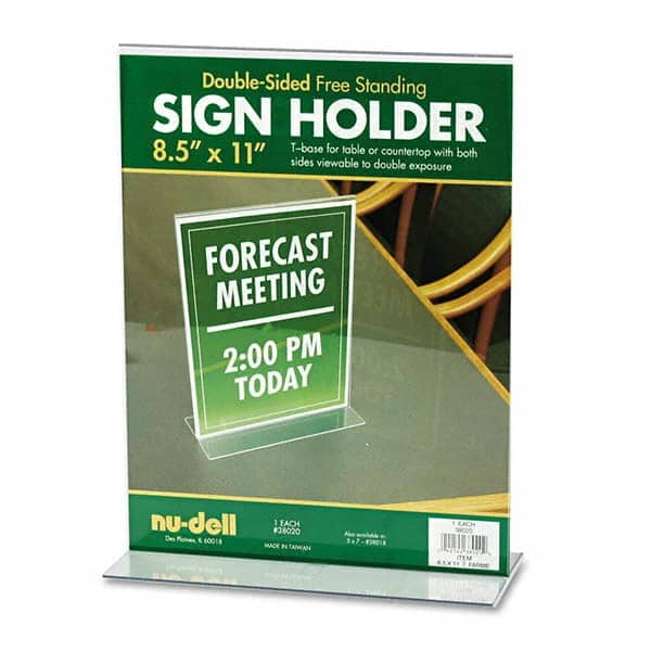 NuDell - Display & Organizer Accessories Type: Sign Holder For Use With: Signs - Eagle Tool & Supply