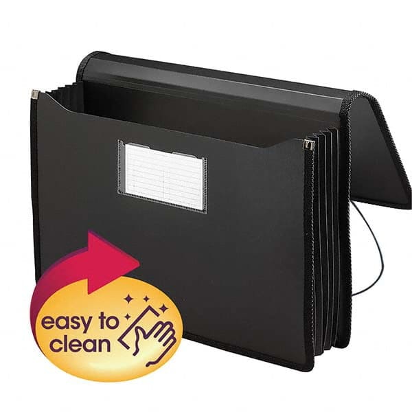 SMEAD - File Folders, Expansion Folders & Hanging Files Folder/File Type: Expanding Wallet Color: Black - Eagle Tool & Supply