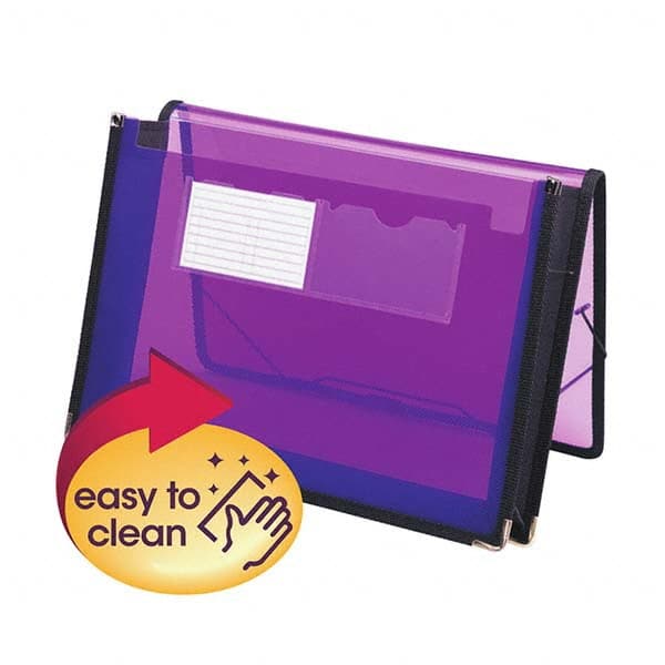 SMEAD - File Folders, Expansion Folders & Hanging Files Folder/File Type: Expanding Wallet Color: Purple - Eagle Tool & Supply