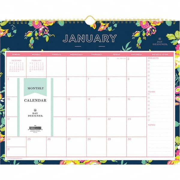 Blue Sky - Note Pads, Writing Pads & Notebooks Writing Pads & Notebook Type: Wall Calendar Size: 15 x 12 - Eagle Tool & Supply