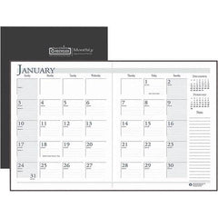 House of Doolittle - Note Pads, Writing Pads & Notebooks Writing Pads & Notebook Type: Monthly Planner Size: 11 x 8-1/2 - Eagle Tool & Supply