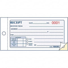 REDIFORM - Note Pads, Writing Pads & Notebooks Writing Pads & Notebook Type: Sales Order Book Size: 2-3/4 x 5 - Eagle Tool & Supply