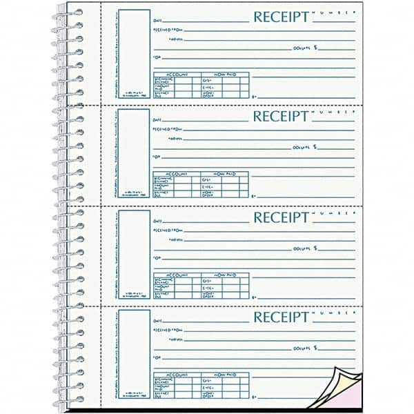 REDIFORM - Note Pads, Writing Pads & Notebooks Writing Pads & Notebook Type: Sales Order Book Size: 7 x 11 - Eagle Tool & Supply