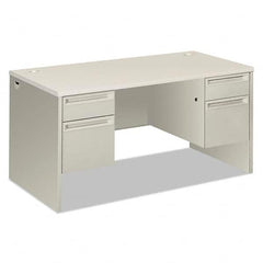 Hon - Office Desks Type: Double Pedestal Desk Center Draw: No - Eagle Tool & Supply