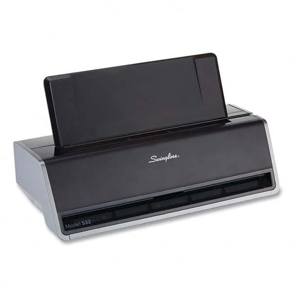 Swingline - Paper Punches Type: 28 Sheet Two Hole Electric Punches Color: Silver - Eagle Tool & Supply