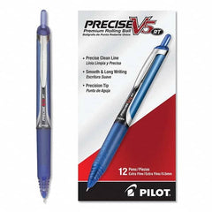 Pilot - Pens & Pencils Type: Roller Ball Pen Color: Blue - Eagle Tool & Supply