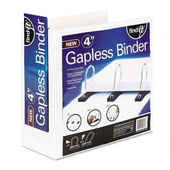 Find-It - Ring Binders Binder Type: View Capacity: 4" - Eagle Tool & Supply