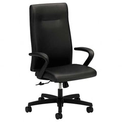 Hon - 47-1/2" High Executive High Back Leather Chair - Eagle Tool & Supply