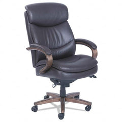 La-Z-Boy - 47" High Executive High Back Leather Chair - Eagle Tool & Supply