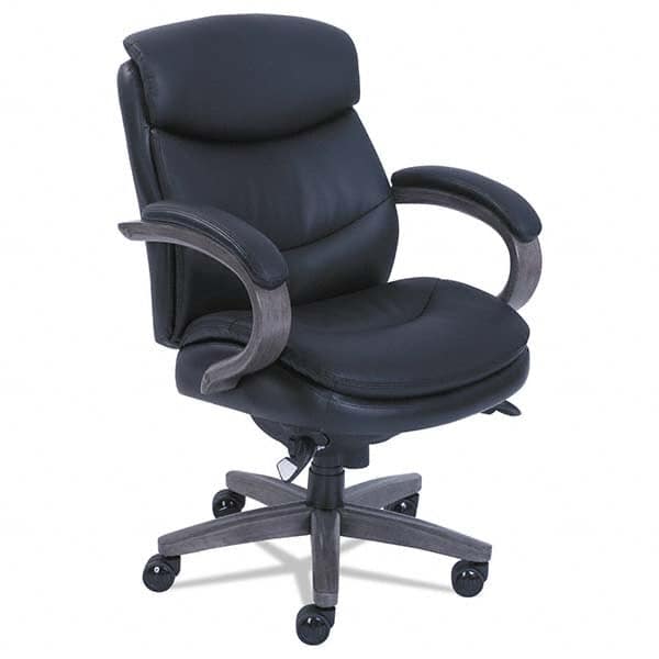 La-Z-Boy - 41" High Executive Mid Back Chair - Eagle Tool & Supply