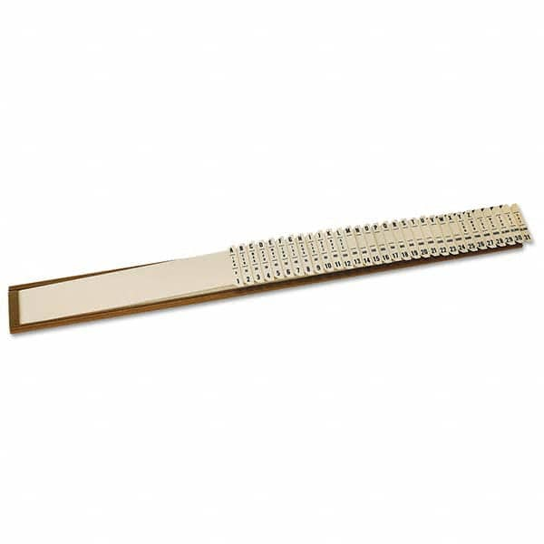 Pendaflex - Tabs, Indexes & Dividers Indexes & Divider Type: Customizable Size: 2-1/2 - Eagle Tool & Supply