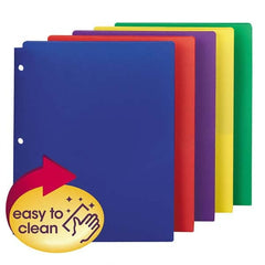 SMEAD - File Folders, Expansion Folders & Hanging Files Folder/File Type: Pocket Folders Color: Multi-Color - Eagle Tool & Supply