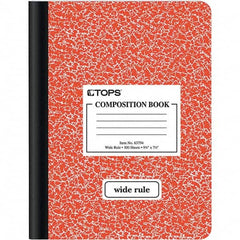 TOPS - Note Pads, Writing Pads & Notebooks Writing Pads & Notebook Type: Composition Book Size: 9-3/4 x 7-1/2 - Eagle Tool & Supply