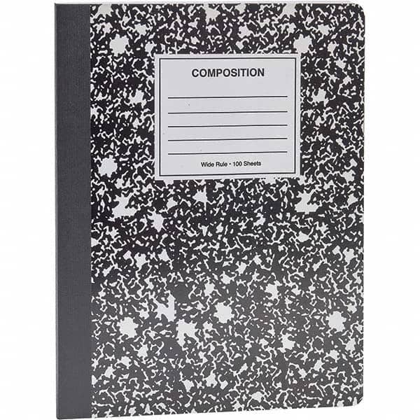 UNIVERSAL - Note Pads, Writing Pads & Notebooks Writing Pads & Notebook Type: Composition Book Size: 9-3/4 x 7-1/2 - Eagle Tool & Supply