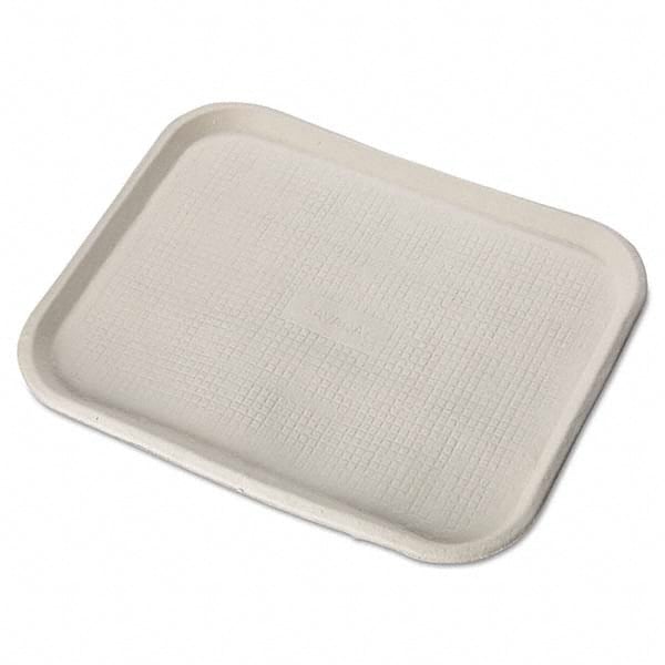 Chinet - Savaday Molded Fiber Food Trays, 14 x 18, White, Rectangular, 100/Carton - Eagle Tool & Supply