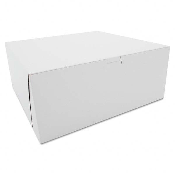 SCT - Tuck-Top Bakery Boxes, Paperboard, White, 12 x 12 x 5 - Eagle Tool & Supply