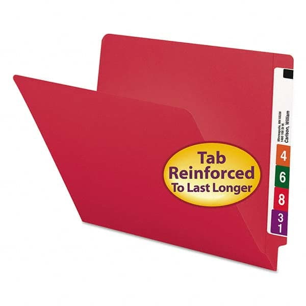 SMEAD - File Folders, Expansion Folders & Hanging Files Folder/File Type: File Folders with End Tab Color: Red - Eagle Tool & Supply