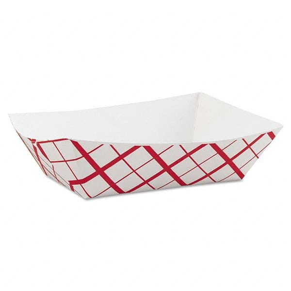 SCT - Paper Food Baskets, 3lb, Red/White, 500/Carton - Eagle Tool & Supply