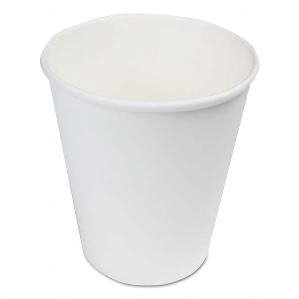 Boardwalk - Paper Hot Cups, 8 oz, White, 1000/Carton - Eagle Tool & Supply