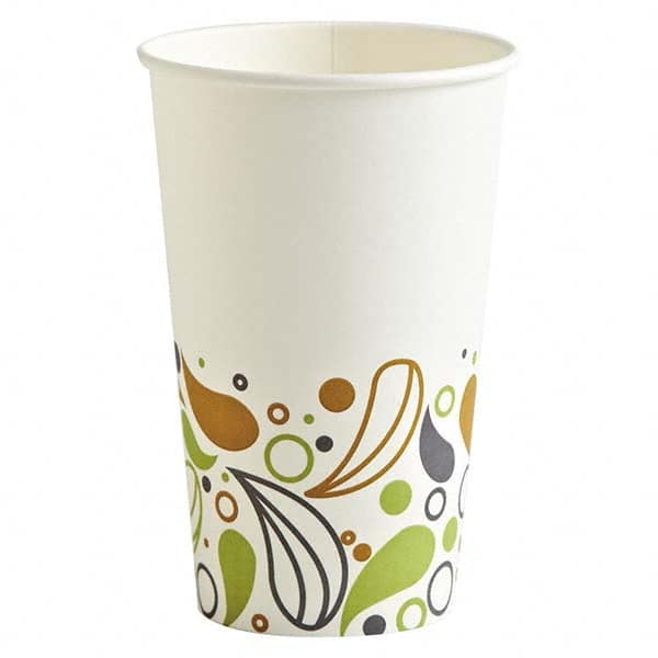 Boardwalk - Deerfield Printed Paper Hot Cups, 16 oz, 1000/Carton - Eagle Tool & Supply