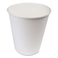 Boardwalk - Paper Hot Cups, 10 oz, White, 1000/Carton - Eagle Tool & Supply