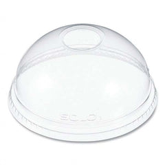 DART - Ultra Clear Dome Cold Cup Lids f/16-24 oz Cups, PET, 1000/Carton - Eagle Tool & Supply