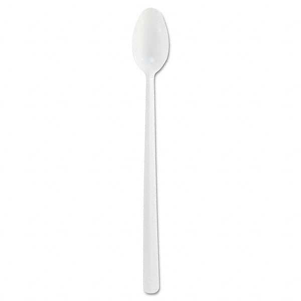 DART - Bonus Polypropylene Utensils, 8", Spoon, White, 1000/Carton - Eagle Tool & Supply