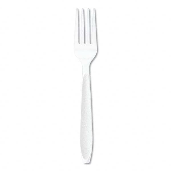 DART - Impress Heavyweight Full-Length Polystyrene Cutlery, Fork, White, 1000/Carton - Eagle Tool & Supply