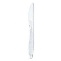 DART - Impress Heavyweight Full-Length Polystyrene Cutlery, Knife, White, 1000/Carton - Eagle Tool & Supply