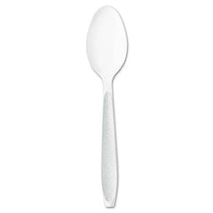 DART - Impress Heavyweight Polystyrene Cutlery, Teaspoon, White, 1000/Carton - Eagle Tool & Supply