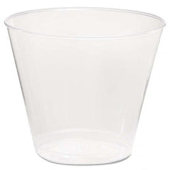 WNA - Comet Plastic Tumbler, 5 oz, Clear, Squat, 50/Pack - Eagle Tool & Supply