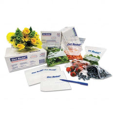 Inteplast Group - Reclosable Food & Sandwich Bags Volume Capacity: 4.5 Qt. Width (Inch): 8 - Eagle Tool & Supply