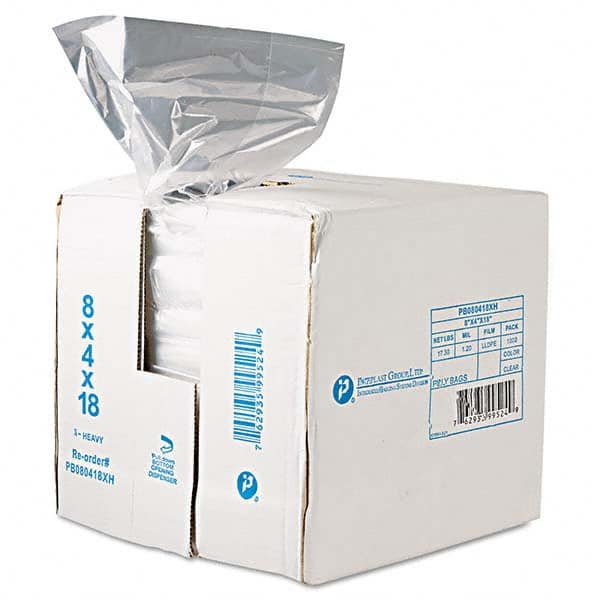 Inteplast Group - Reclosable Food & Sandwich Bags Volume Capacity: 8 Qt. Width (Inch): 8 - Eagle Tool & Supply