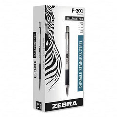 Zebra - Pens & Pencils Type: Ball Point Pen Color: Black - Eagle Tool & Supply