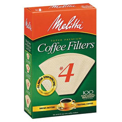 Melitta - Coffee, Tea & Accessories Breakroom Accessory Type: Coffee Filters For Use With: Cone Style Electric Coffeemakers - Eagle Tool & Supply