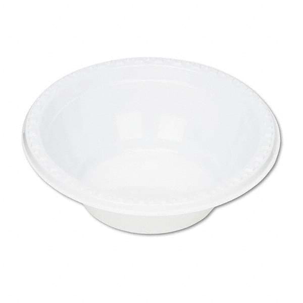 Tablemate Products - Plastic Dinnerware, Bowls, 5 oz, White, 125/Pack - Eagle Tool & Supply