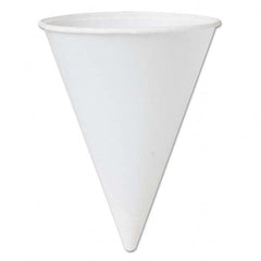 DART - Bare Treated Paper Cone Water Cups, 4-1/4 oz, White, 200/Bag - Eagle Tool & Supply