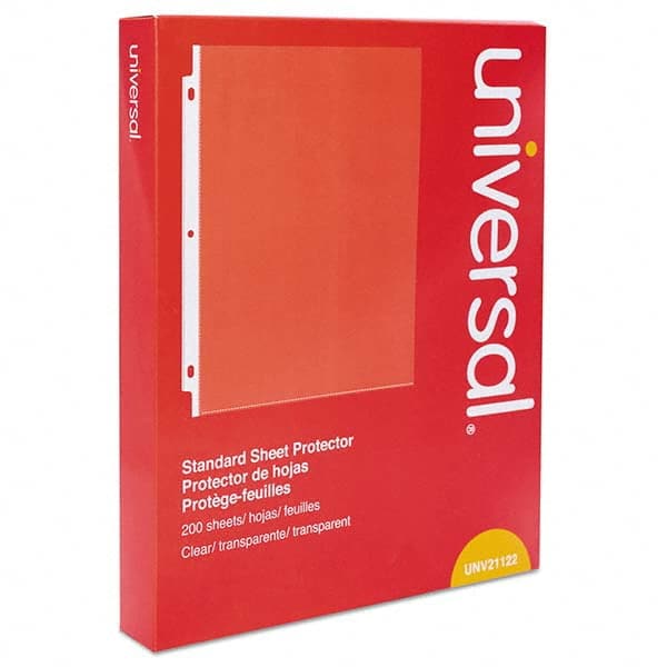 UNIVERSAL - Document Protectors Type: Sheet Protectors-Ring Binder Width (Inch): 11 - Eagle Tool & Supply