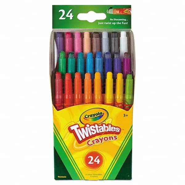 Crayola - Markers & Paintsticks Type: All Purpose Wax Crayon Color: Assorted - Eagle Tool & Supply